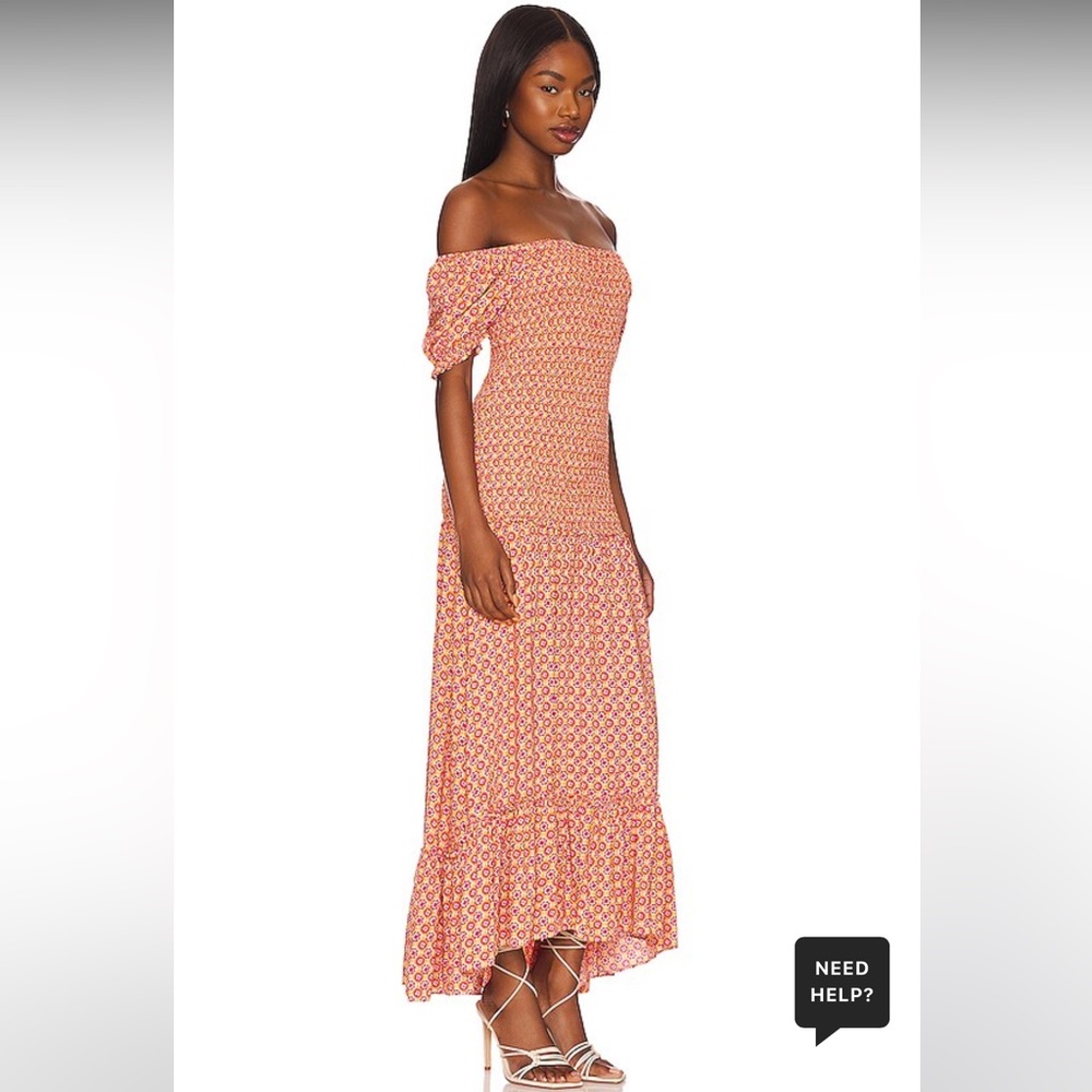 I*space Simone Maxi Dress in Summatime Check - Picture 2 of 5